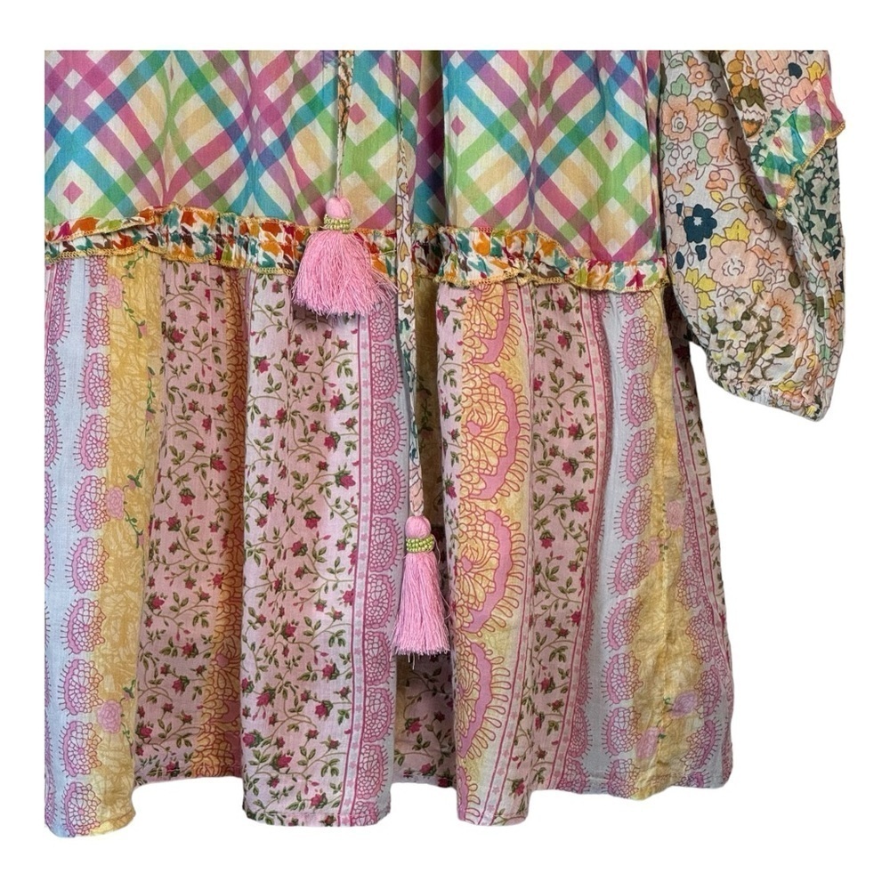 Barok Paris Spring Fling Patchwork Mini Dress NWT… - image 7